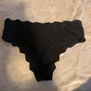 Black swim bottom